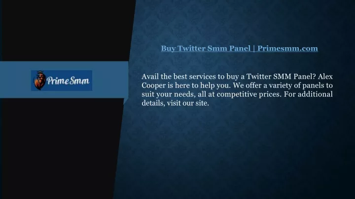 buy twitter smm panel primesmm com