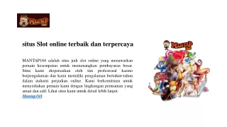 situs Slot online terbaik dan terpercaya