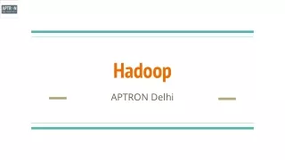 Hadoop Training in Delhi