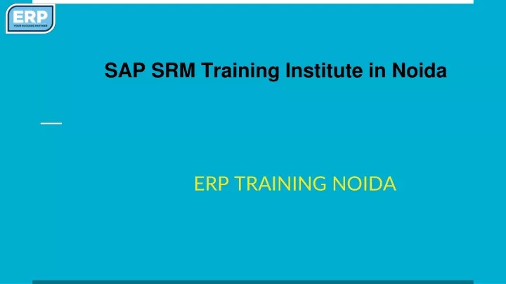 sap srm training institute in noida