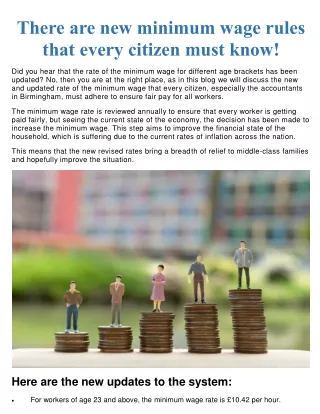 there are new minimum wage rules that every