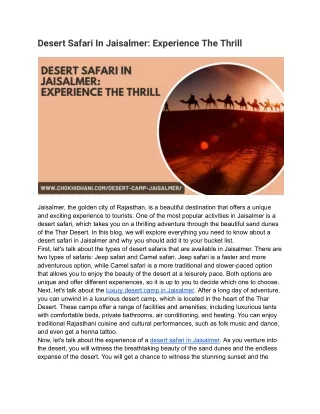 Desert Safari In Jaisalmer_ Experience The Thrill (1)