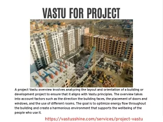 Vastu For Project