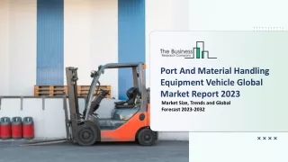 port and material handling equipment vehicle