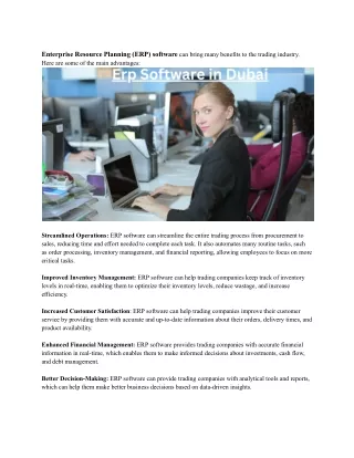 enterprise resource planning erp software
