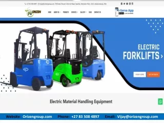 Lithium-Ion Battery Forklift_Orizen Group