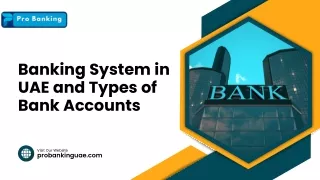 banking system in uae and types of bank accounts