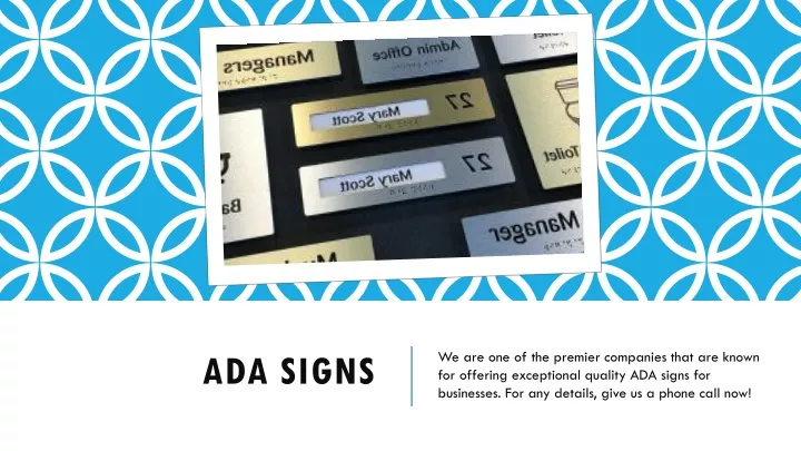 ada signs