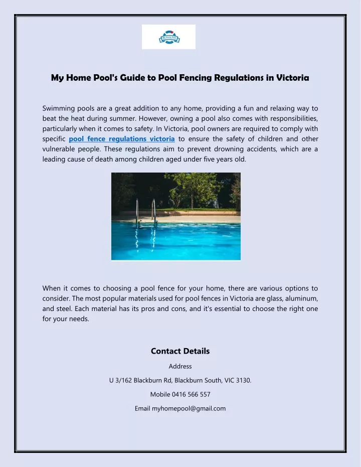 my home pool s guide to pool fencing regulations