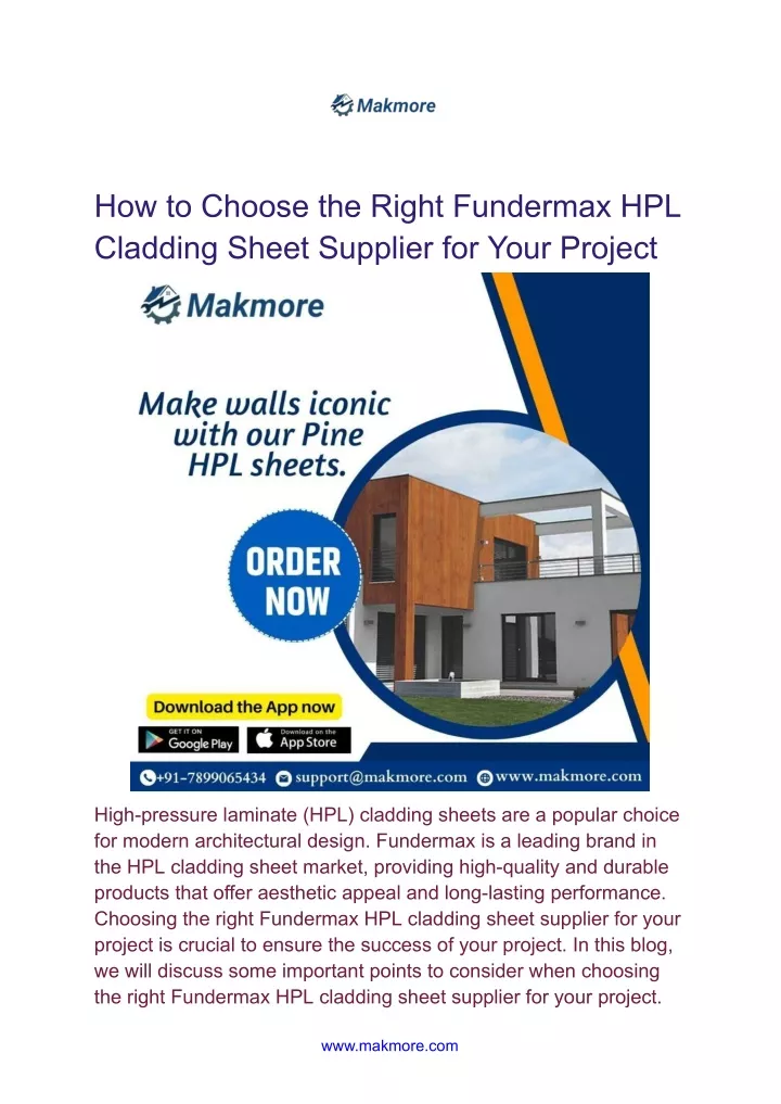 how to choose the right fundermax hpl cladding