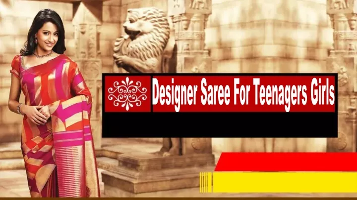 designer saree for teenagers girls