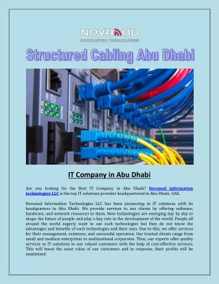 it company in abu dhabi