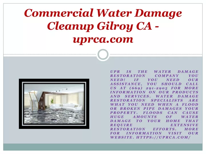 commercial water damage cleanup gilroy ca uprca com