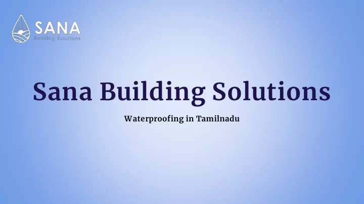 sana building solutions