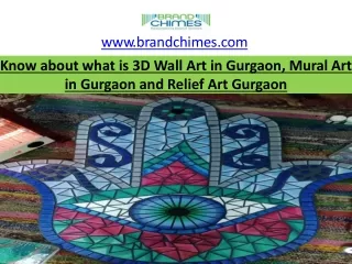 Know about what is 3D Wall Art in Gurgaon, Mural Art in Gurgaon and Relief Art Gurgaon