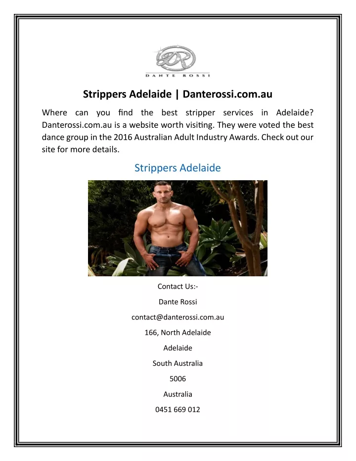 strippers adelaide danterossi com au