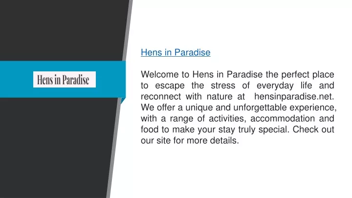 hens in paradise welcome to hens in paradise
