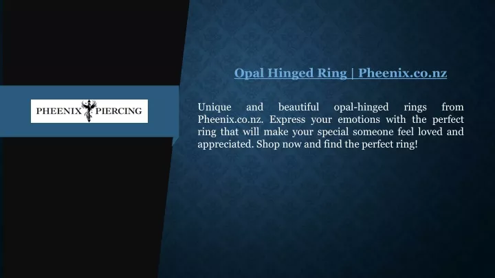 opal hinged ring pheenix co nz