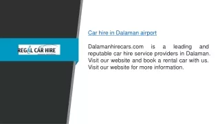 Car hire in Dalaman airport  Dalamanhirecars.com