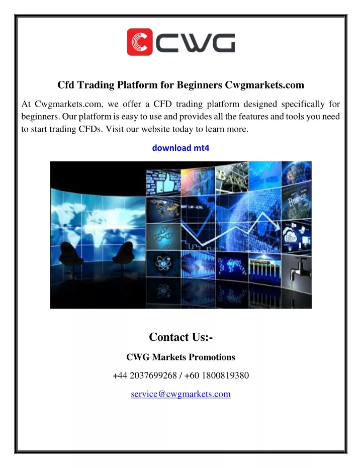 cfd trading platform for beginners cwgmarkets com