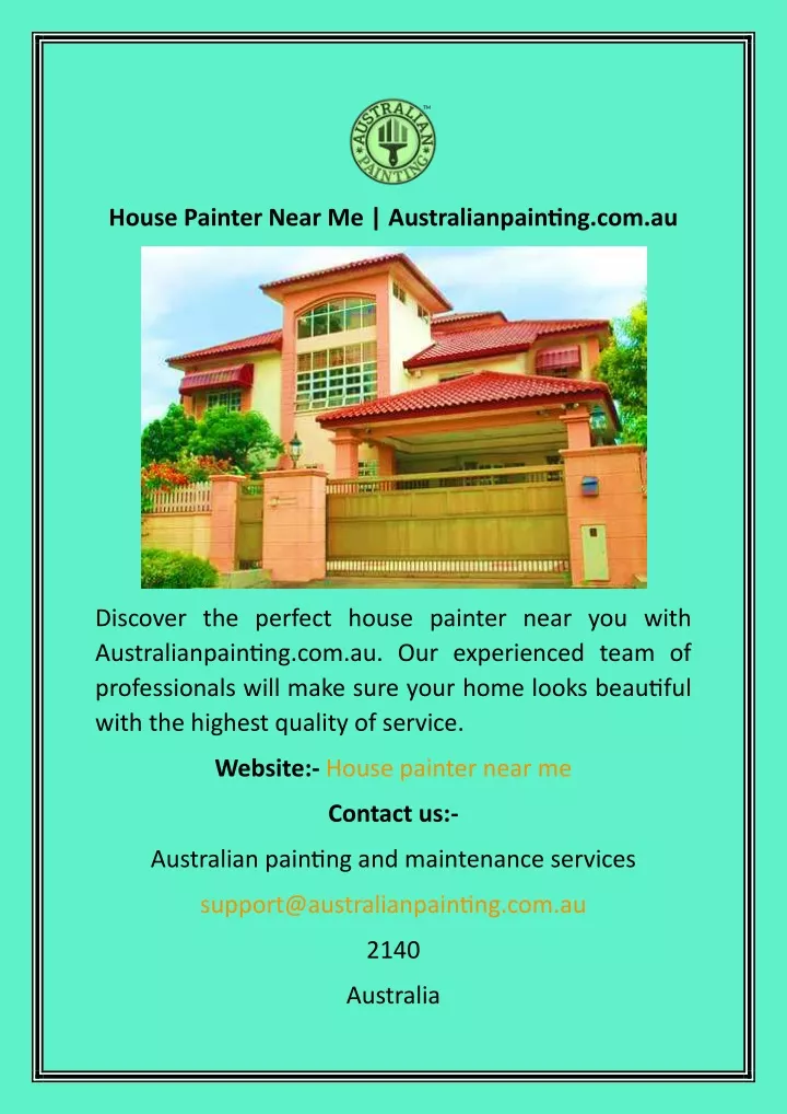 house painter near me australianpainting com au