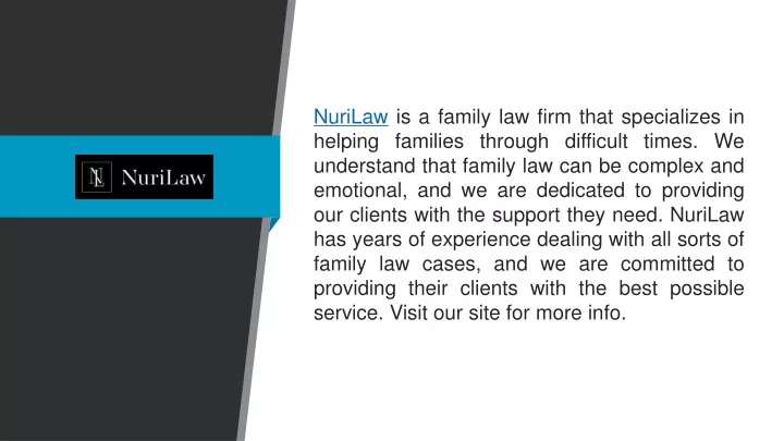 nurilaw is a family law firm that specializes