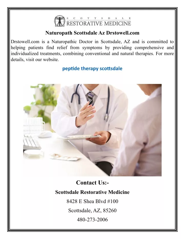 naturopath scottsdale az drstowell com