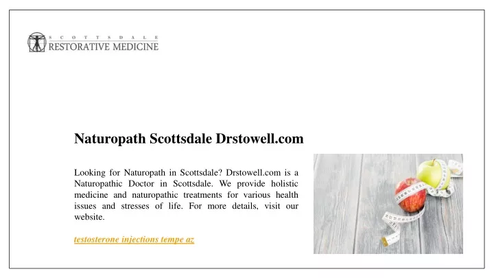 naturopath scottsdale drstowell com