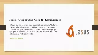 Lenovo Corporativo Core I5 ​​ Lasus.com.co
