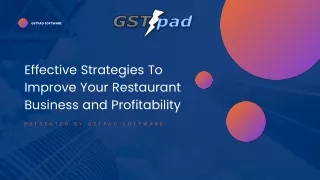 Effective Strategies To Improve Your Restaurant Business and Profitability