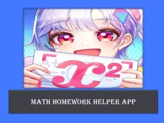 Math Homework Helper App