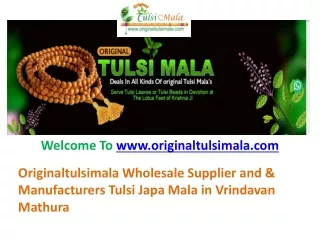 Japa mala wholesale in Vrindavan wholesaler- originaltulsimala