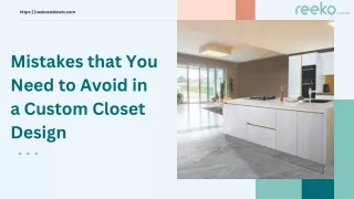 Mistakes to Avoid When Creating a Custom Closet