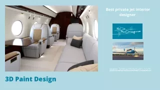 Best private jet interior designer