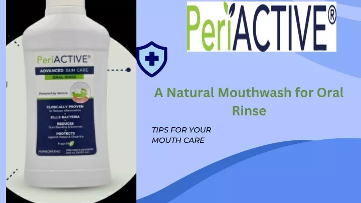 a natural mouthwash for oral rinse