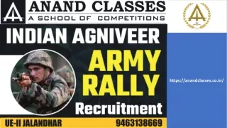 9463138669|Agniveer Army GD Soldier Clerk Technical Coaching Jalandhar Punjab