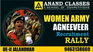 9463138669|Agniveer Women Army GD Soldier Clerk Coaching Center Jalandhar Punjab