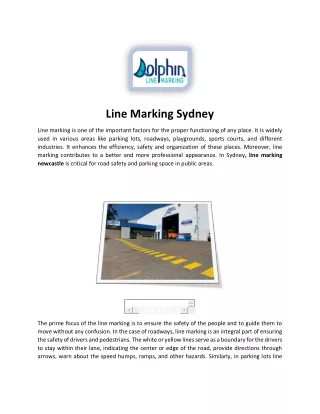 line marking sydney