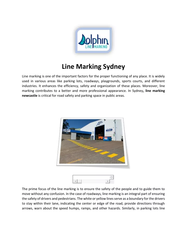 line marking sydney