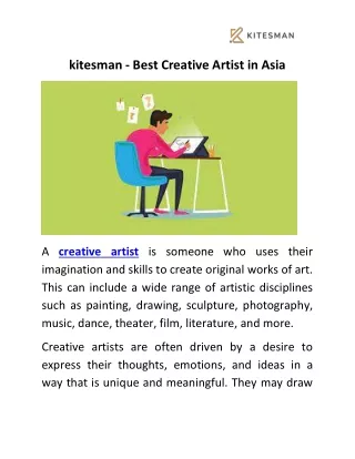 kitesman - Best Creative Artist in Asia