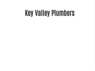 key valley plumbers
