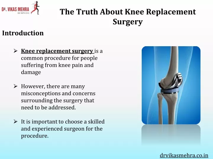 the truth about knee replacement surgery