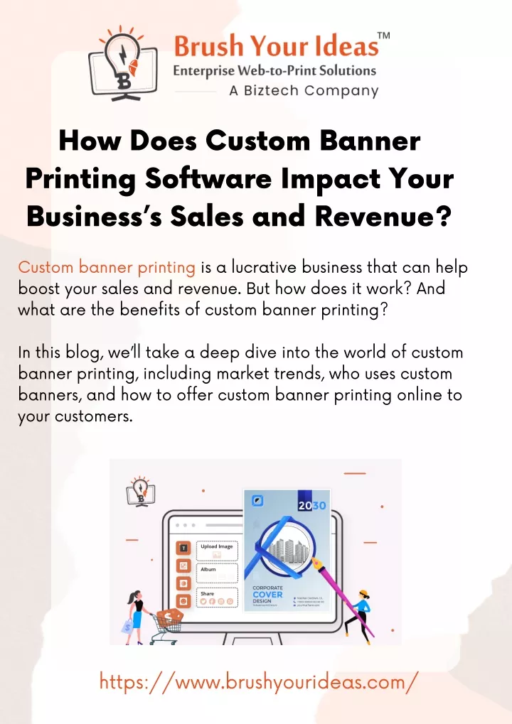how does custom banner printing software impact