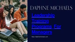 Leadership Training Programs For Managers