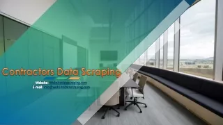contractors data scraping