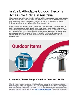 in 2023 affordable outdoor decor is accessible