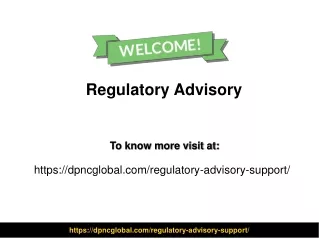 regulatory advisory