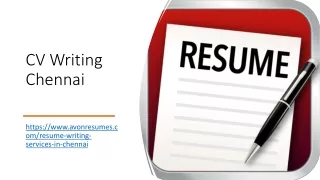 cv writing chennai
