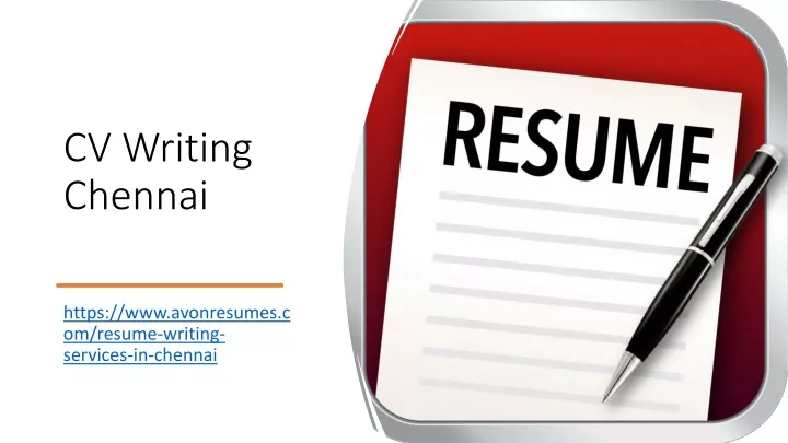 cv writing chennai