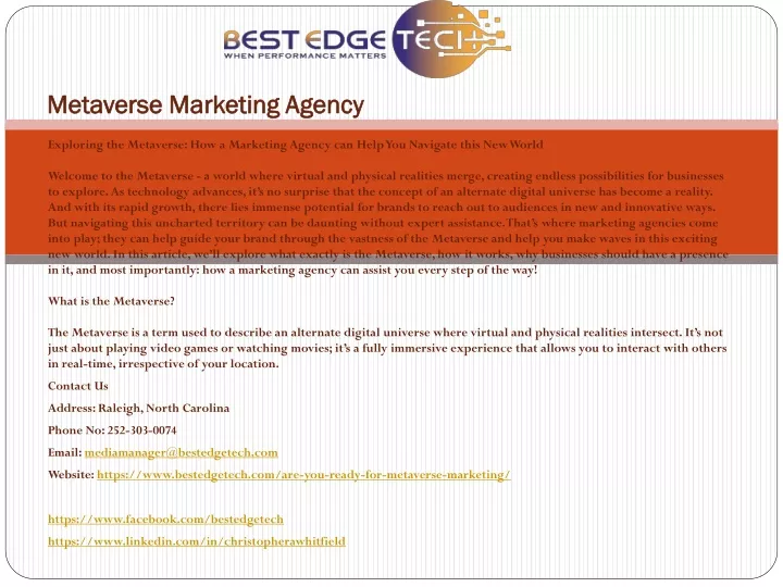 metaverse marketing agency